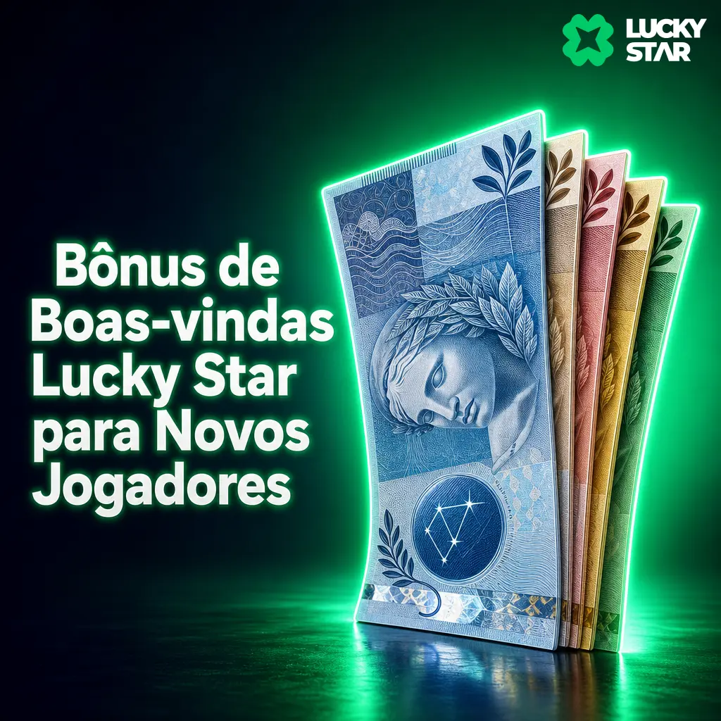 Bônus de boas-vindas Lucky Star: até 500% em 4 depósitos, total de R$15.000 e giros grátis no Fortune Tiger.