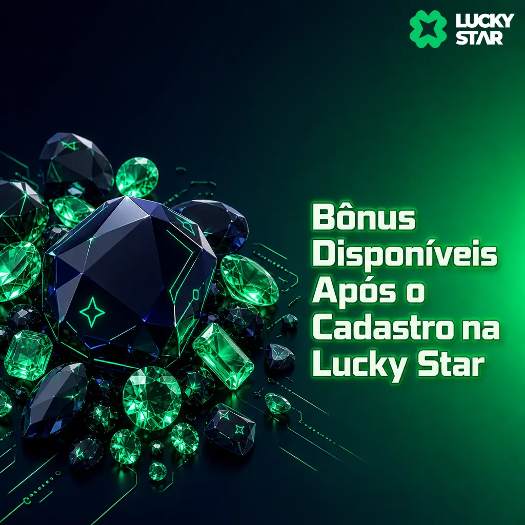 Bônus de boas-vindas Lucky Star: até 500% em 4 depósitos, somando até 15.000 BRL em saldo de bônus