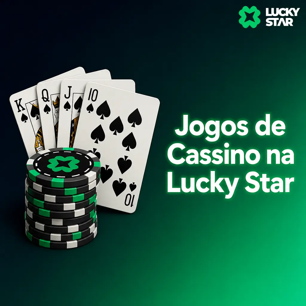 Jogos de cassino na Lucky Star: caça-níqueis, roleta, blackjack, bacará, pôquer, ao vivo, crash games e jackpots.