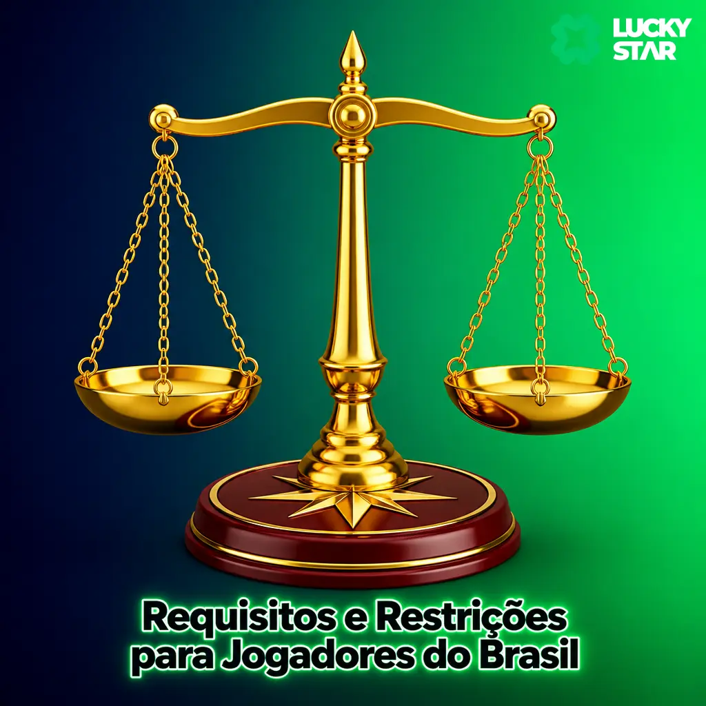 Requisitos de idade e cadastro para jogadores brasileiros na Lucky Star: maiores de 18 anos, CPF válido e residência no Brasil